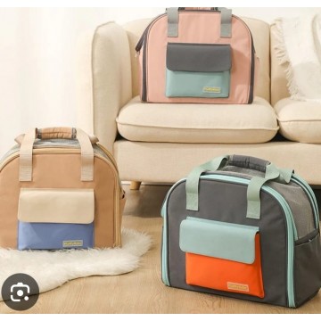 Rubeku Pet Carrier Portable Bag Fluffy Baby Blue